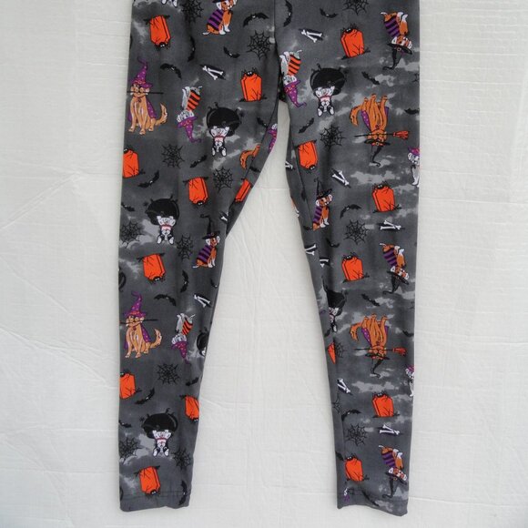 2 for $15 Time And Tru Halloween Leggings High Rise Full Length Soft Size Medium - Picture 6 of 6